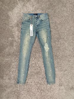 Purple 'P002 Mid Indigo Destroy Paint'