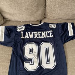 Dallas Cowboys DeMarcus Lawrence Signed Replica 