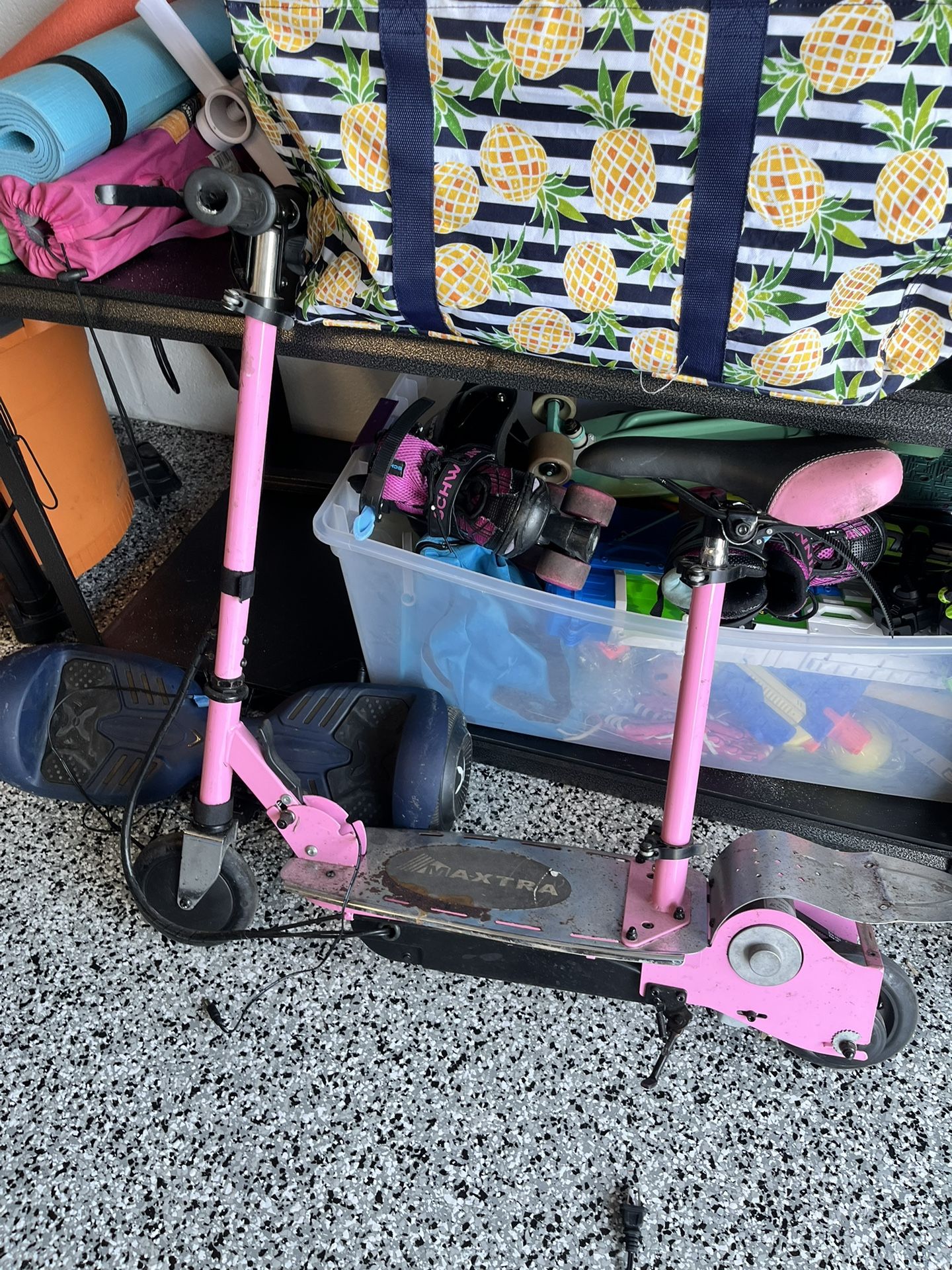 Kids Electric Pink Scooter 