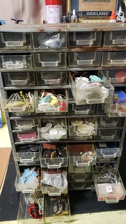 Old buttons and old stuff.