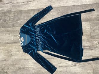 Size 7 Girls Velvet Dress 