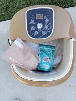 Foot Bath Massager with Heat and remote