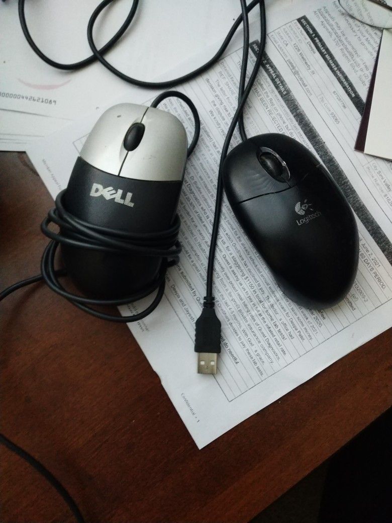 Computer Mouse Dell or Logitech $9