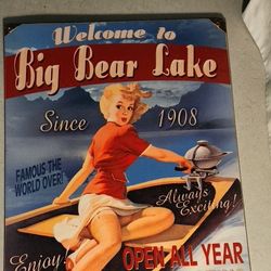 VINTAGE LOOK GARAGE PLATE SIGNS