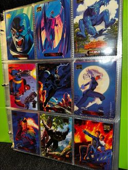 1994 marvel masterpieces complete set 140 Cards