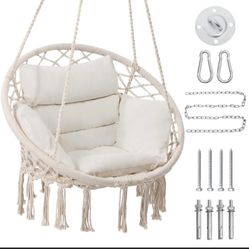 Boho Chair Without Cushions And Hanging Parts