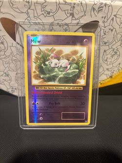 Mew reverse holo evolutions