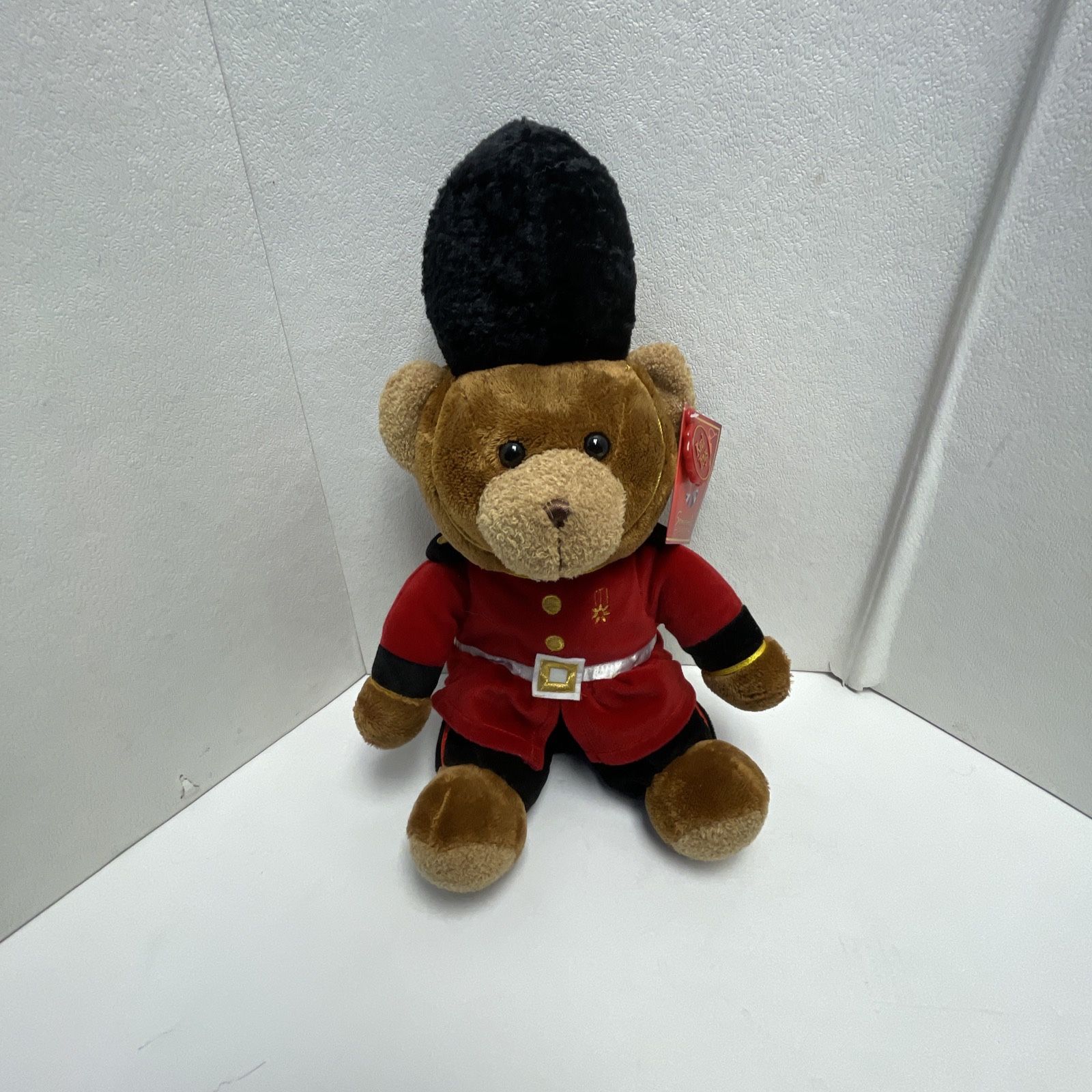 British Guardsman Stuffed Bear Plush Soldier Hat English Keel Toys Disney 14”