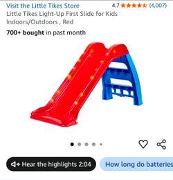 Light up slide