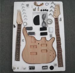 DIY Double-Neck Guitar & Bass Kit – Complete Build Project – New