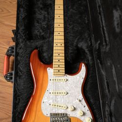NEW LOWER PRICE!! Fender American Standard Stratocaster with Emerson Mod - Sienna Sunnurst, Maple.