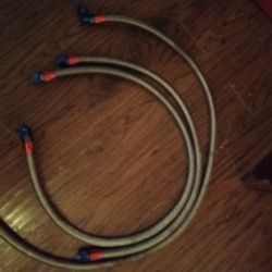 3 Steel Braided Lines