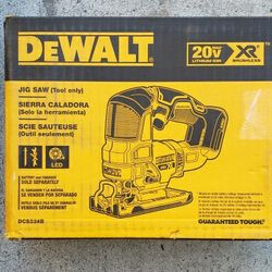 Dewalt 20v Jigsaw Brushless XR WITH VARIABLE SPEED BRAND NEW TOOL ONLY