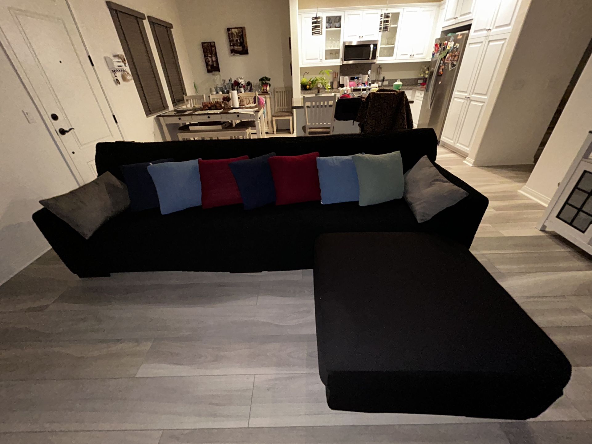 Sectional Couch With Pull Out Soft Foam Bed