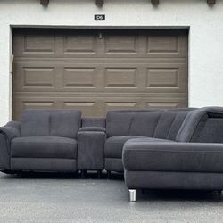Sectional Couch/Sofa - Recliners - El dorado - Dark Blue - Delivery Available 🚛