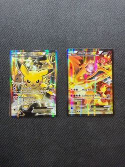 Charizard and pikachu XY promos