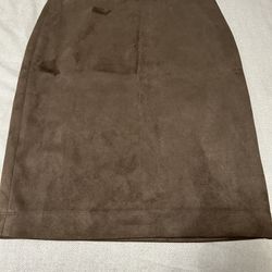 Brown Pencil Skirt Size Small