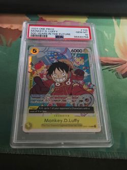 2024 One piece Monkey D Luffy 500 Years In The Future PSA 10