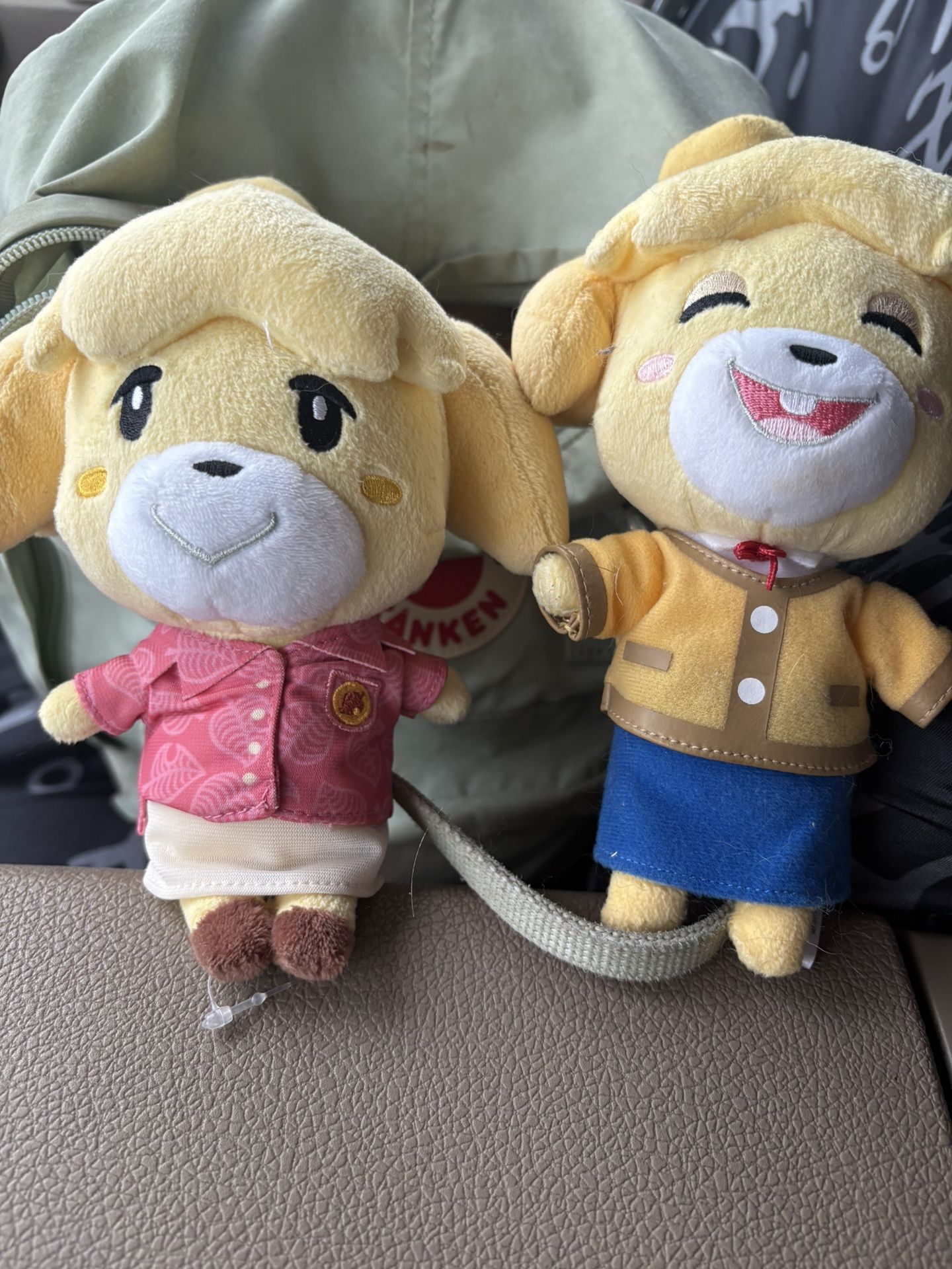 Two animal crossing isabelle plushies 