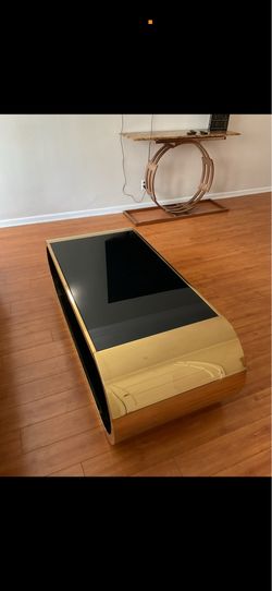 Beautiful rose gold coffee table