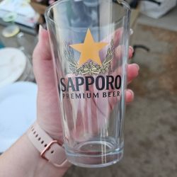 Sapporo Pint Glasses