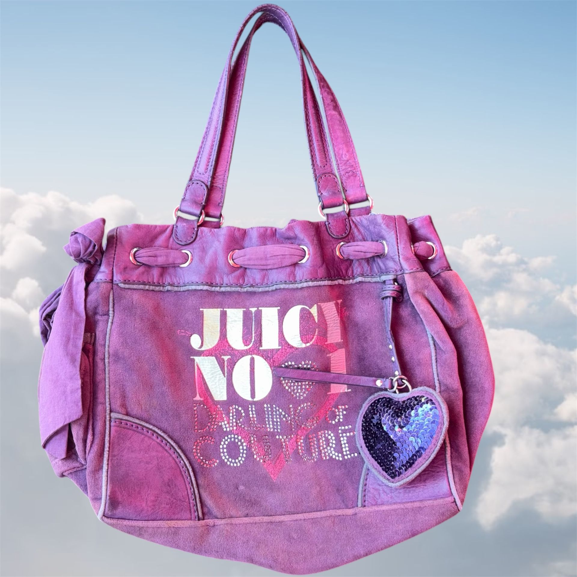 Vintage juicy couture purple day dreamer handbag