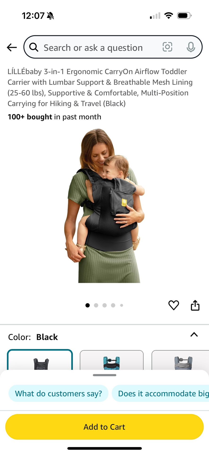 Lille Toddler Carrier