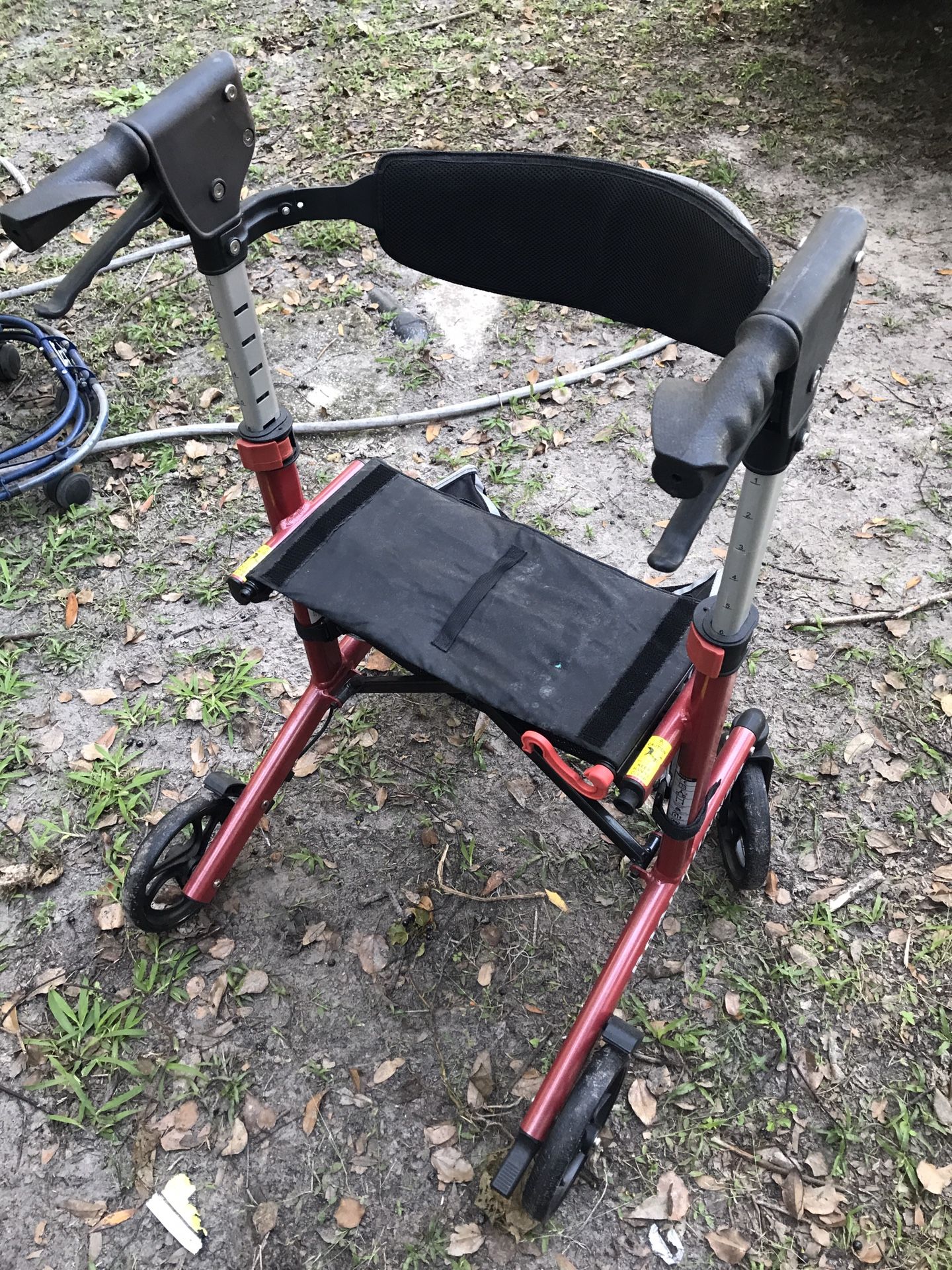 Nitro Road Runner European Style Walker Rollator Adjustable Height Folds Flat $85