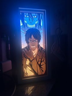 Aot Eren light up lamp