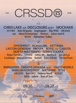 GA 2day CRSSD ticket