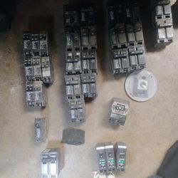 Breakers Eaton Square D General Electric 20 Amp 30 Amp 50 And 60 Amp Breakers Single And Double Pole Single And Double Throw New Breakers