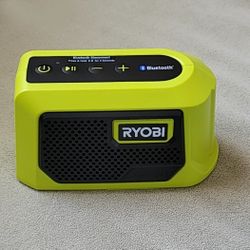 Ryobi 18v Compact Bluetooth Speaker. New. 