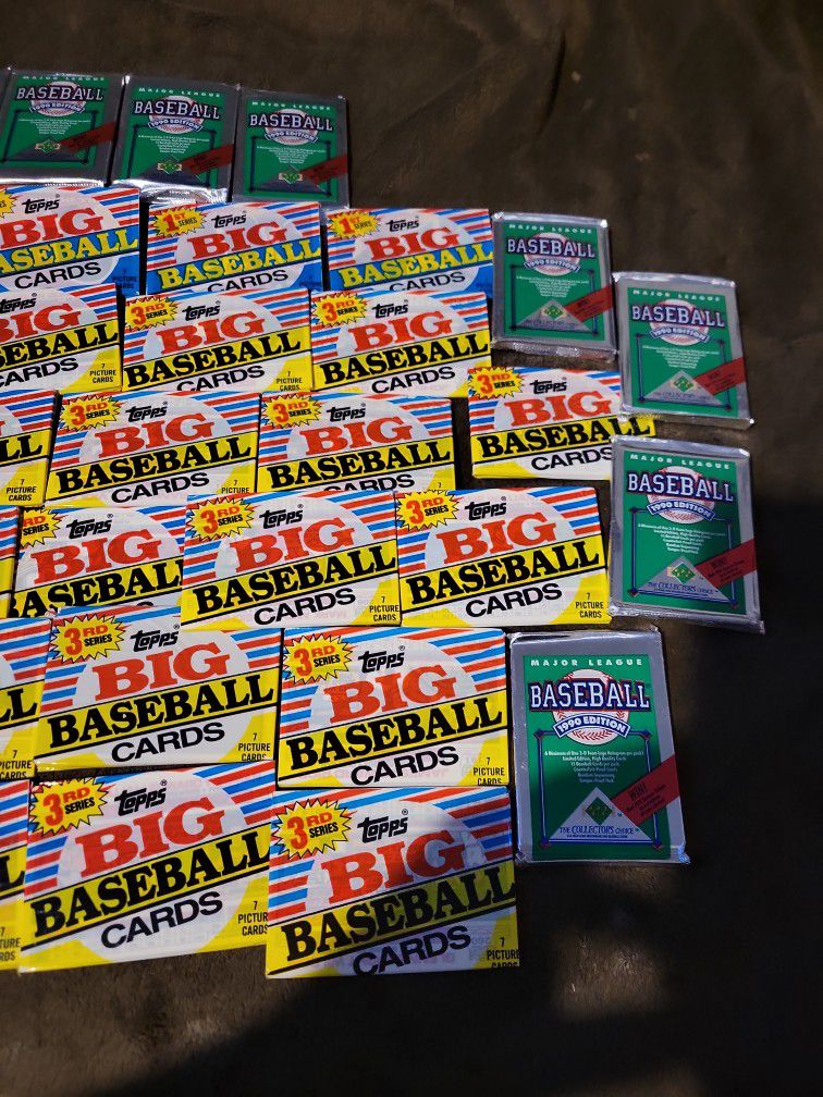 35yrold Factory Sealed Topps Baseball Cards