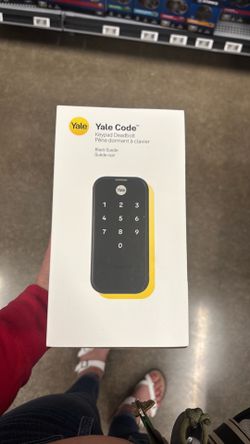 YALE keypad deadbolt w/ backup key