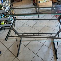 Glass Desk Metal Frame