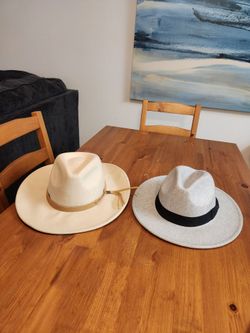 LIKE NEW 2 Modern Women's Hats - One Size $15 Total or $10 Each  (SE San Diego)