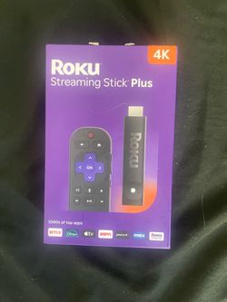 Roku Streaming Stick Plus - 4K & HDR Roku Streaming Device for TV with Voice Remote