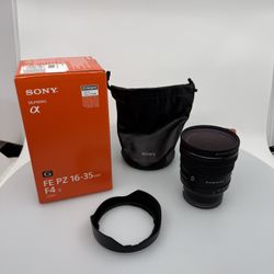 Sony FE 16-35 PZ F4 + VND Filter *TOP MINT*