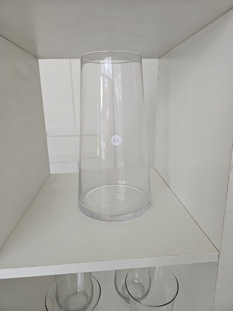 Tapered Glass Vase