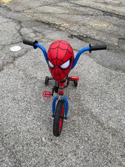 Spider-Man Kids Bike with Training Wheels