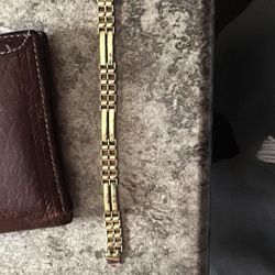 Mens Bracelet solid 14k Gold 
