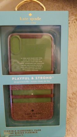 Kate spade CASE, iphone X NEW