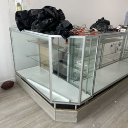 Display Glass Cabinet  (3 Pieces)