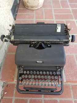 Royal typewriter $50 takes it