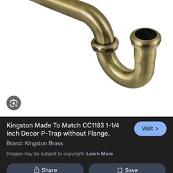 Decorative Brass Ptrap For Shower