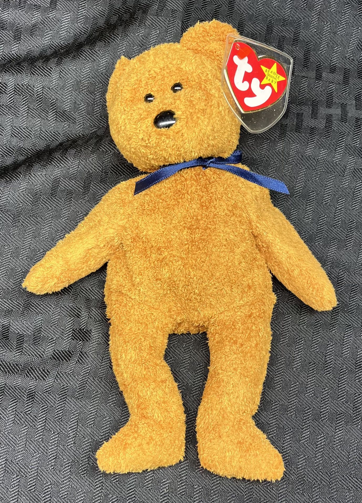 1998 Ty Beanie Baby Fuzz Bear (ERRORS)