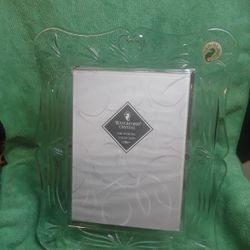 Crystal 5×7 Waterford Wedding Collection Picture Frame ..storage Find..