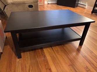 Black coffee table