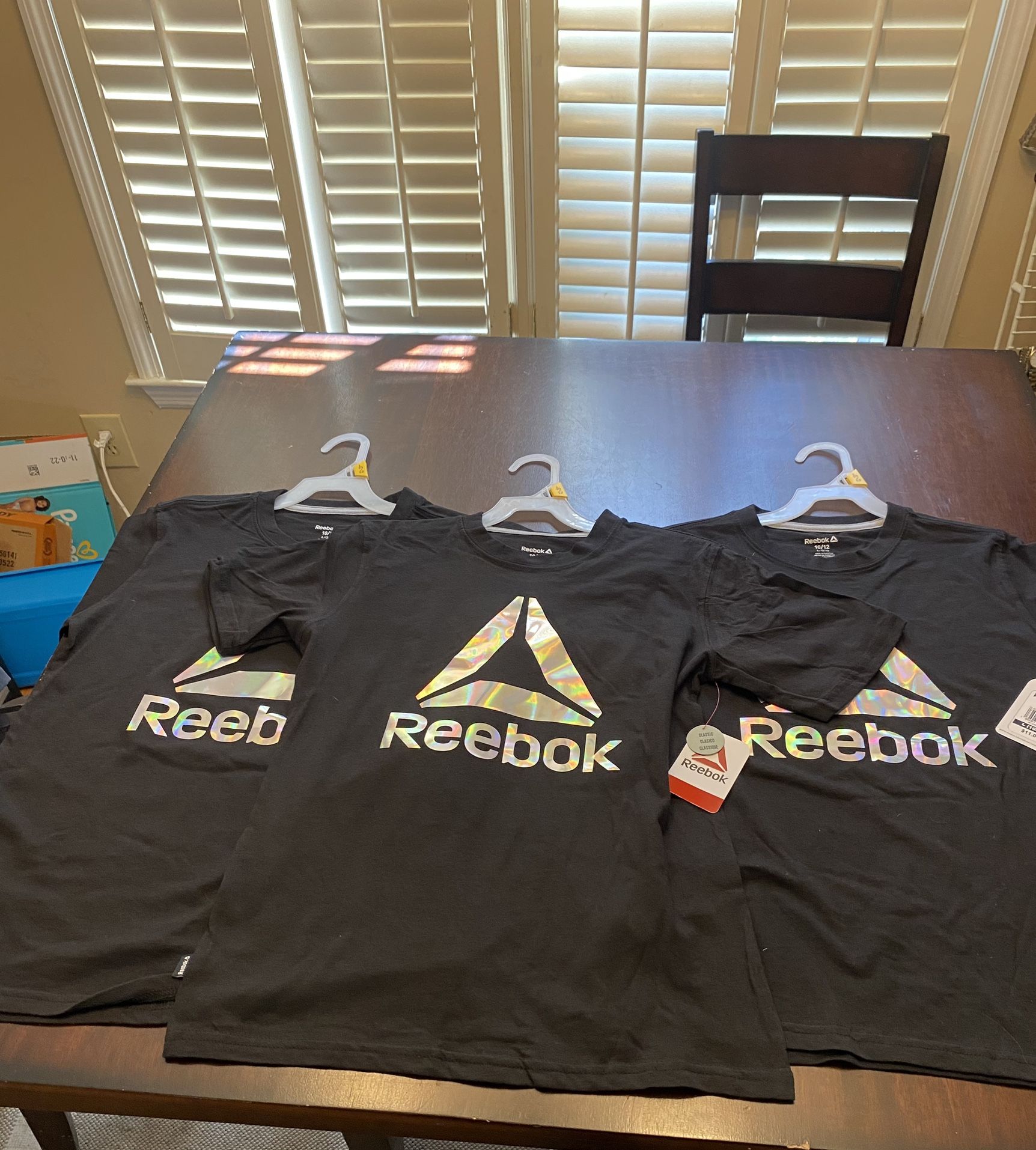 3 Kids Reebok T-shirts NWT!