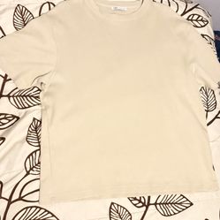 Zara  Cream T Shirt 
